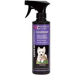 Miracle Care, Miracle Coat, Leave-In Lusterizer Conditioner, For Dogs, Herbal Scent, 12 fl oz (355 ml)