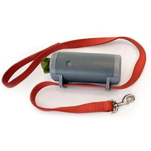 The Poop Caddy Leash n Go, Dog Waste Bag Holder, Hands-Free Dog Walking Leash Accessory The Poop Caddy Leash n Go, Dog Waste Bag Holder, Hands-Free Dog Walking Leash Accessory