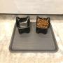 JUILE YUAN Raised Cat Food Bowl, Elevated Slanted Kitten Bowl, Cat Dish Bowl, Ceramic Cat Pet Feeding Bowl – Stable and Sturdy Design – Comfortable and Safe Eating – Easy to Clean