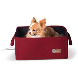 K&H Pet Products Thermo-Basket Indoor Heated Cat Bed, Foldable, 15in x 15in, 4W