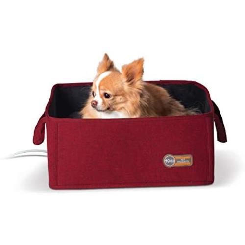 K&H Pet Products Thermo-Basket Indoor Heated Cat Bed, Foldable, 15in x 15in, 4W