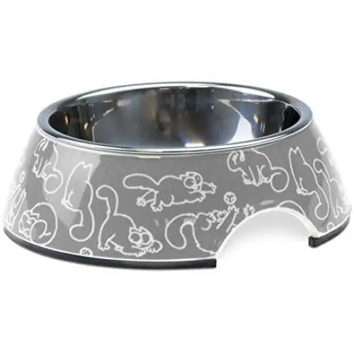 Simons Cat Cat Bowl L 14 cm W 14 cm H 4.5 cm 160 ml Dark Grey Simons Cat Cat Bowl L 14 cm W 14 cm H 4.5 cm 160 ml Dark Grey