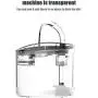 Cat Water Fountain, 1.8L Clear Automatic Water Dispenser for Pet Drinking Fountain, Dog Water Dispenser, Adjustable Water Flow, Activated Carbon with Cleaning Brush Cat Water Fountain, 1.8L Clear Automatic Water Dispenser for Pet Drinking Fountain, Dog Water Dispenser, Adjustable Water Flow, Activated Carbon with Cleaning Brush