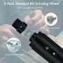 IAIPET Dog Nail Grinder Upgraded 3-Speed Electric Pet Nail Trimmer Powerful Painless Paws Grooming & Smoothing with Spare Diamond Grinder
