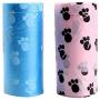 IxchelTee 15 Pcs Roll Waste Bags Convenient Helath Pet Dog Poop Bag With Printing Doggy Pick Up Pooper Home - Earphone Table White Cloth Deodorizer Adapters Rabbit Soft Attic Rack Cabl