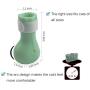 JAKI Anti-Scratch Cat Feet Covers, Adjustable Prickly Anti-Off Shoes for Cat Silicone Cat Paw Protector Boots for Cats of Various Sizes for Bathing and Shaving in Family or Pet Beauty Salon