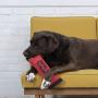 Outward Hound FireHose Dog Toss & Fetch Toy, Red