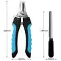 Cat & Dog Pets Nail Clippers and Trimmer, Safety Guard to Avoid Over Cutting, Professional Pet Nail Clippers and Claw Trimmer, with Ultra Sharp Stainless Steel Blades for Large and Small Animals Cat & Dog Pets Nail Clippers and Trimmer, Safety Guard to Avoid Over Cutting, Professional Pet Nail Clippers and Claw Trimmer, with Ultra Sharp Stainless Steel Blades for Large and Small Animals