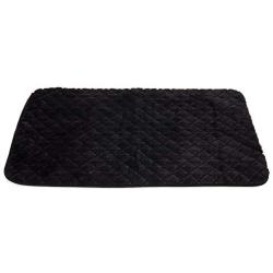 SNOOZZY BLACK 47X28 QUILTED MAT