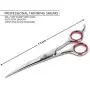 Laazar 7.5” Curved Dog Grooming Scissors with Storage Case| Sharp Pet Groomer Shears for Cats and Dogs | Premium Stainless Steel | Hair Grooming Tools and Supplies for Pets