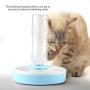 THMY Pet Drinking Bowl, Cat and Dog Water Dispenser Set for A Healthy and Hygienic Pet Fountain with Filter Foam (Blue 750ml)