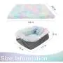Self Warming Cat Bed / Mat for Indoor Cats - Pet Bed Cushion for Small Dogs, Warm Cave, Soft Colorful Plush Fluffy Puppy Sofa with Anti Slip Bottom Self Warming Cat Bed / Mat for Indoor Cats - Pet Bed Cushion for Small Dogs, Warm Cave, Soft Colorful Plush Fluffy Puppy Sofa with Anti Slip Bottom