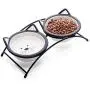 Y YHY Cat Bowls,Elevated Cat Food Water Bowls,Raised Cat Bowls with Stand,Ceramic Pet Dishes for Cats and Small Dogs,12 Ounces,Dishwasher Safe Y YHY Cat Bowls,Elevated Cat Food Water Bowls,Raised Cat Bowls with Stand,Ceramic Pet Dishes for Cats and Small Dogs,12 Ounces,Dishwasher Safe