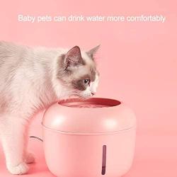 LXYDD Smart Automatic Pet Water Fountain Dispenser,Cat Water Fountains Designed for Dogs and Cats,Organic Filter Silent Non-Slip,Pet Drinking Fountain for Dogs and Kitten,White
