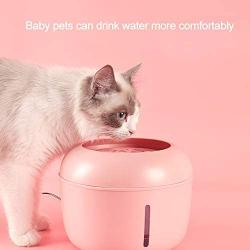 LXYDD Smart Automatic Pet Water Fountain Dispenser,Cat Water Fountains Designed for Dogs and Cats,Organic Filter Silent Non-Slip,Pet Drinking Fountain for Dogs and Kitten,White