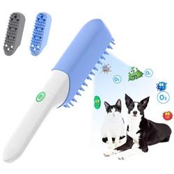 Duoai Cat Comb Dog Brush,Rechargeable Massage Grooming Comb for Cats,Puppy, Dogs Comb Odor Eliminator Brush Remove Pet Smells,with 2 Replaceable Head