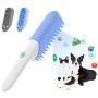 Duoai Cat Comb Dog Brush,Rechargeable Massage Grooming Comb for Cats,Puppy, Dogs Comb Odor Eliminator Brush Remove Pet Smells,with 2 Replaceable Head