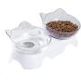 BELMAKS Anti-Vomiting Orthopedic Pet Bowl,15°Tilted Platform Cat Feeders Food and Water Bowls