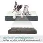 SunStyle Home Orthopedic Foam Dog Bed for Small, Medium, Large Dogs Up to 50/75/100lbs with Waterproof Removable Cover, Mattress Pet Mat Bed for Dogs & Cats - Orthopedic Egg Crate Foam Platform SunStyle Home Orthopedic Foam Dog Bed for Small, Medium, Large Dogs Up to 50/75/100lbs with Waterproof Removable Cover, Mattress Pet Mat Bed for Dogs & Cats - Orthopedic Egg Crate Foam Platform