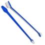 Dukes Pet Products Two-Piece Dog Toothbrush Set: Double Sided Canine Dental Hygiene Brushes with Long 8 1/2 Inch Handles and Super Soft Bristles