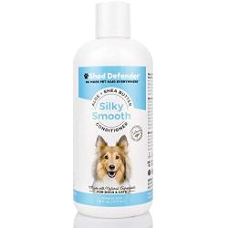 Shed Defender Silky Smooth Conditioner for Dogs, Hydrating, Moisturizing, Natural Ingredients, Coconut & Jojoba Oil, Shea Butter, Shiny, Healthy Coat