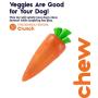 Petstages Crunchcore & Crunch Veggies Dog Chew Toy - Crunchy Cracking Sound Dogs Love