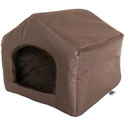 PETMAKER Cozy Cottage House Shaped Pet Bed Collection