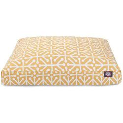 Citrus Aruba Medium Rectangle Indoor Outdoor Pet Dog Bed With Removable Washable Cover By Majestic Pet Products