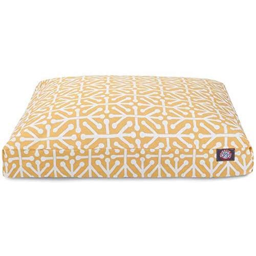 Citrus Aruba Medium Rectangle Indoor Outdoor Pet Dog Bed With Removable Washable Cover By Majestic Pet Products