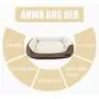 ANWA Durable Dog Bed Machine Washable Medium Dog Bed Square, Comfortable Puppy Dog Bed Medium ANWA Durable Dog Bed Machine Washable Medium Dog Bed Square, Comfortable Puppy Dog Bed Medium