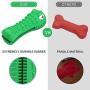 Dog Toys for Aggressive Chewers Large Breed, Squeaky Dog Toys for Medium Large Dogs, 100% Natural Rubber Molar Dog Toys, Interactive Treat Toys Dental Oral Care for Pet