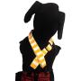 Barkertime Dog Diaper Suspender - Lemon Stripes Adjustable Suspender to Keep Dog Diapers On