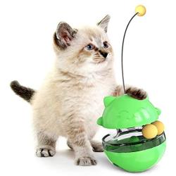 Dongdexiu Pet Supplies Pet Toy Cat Shaking Food Ball Tumbler Toy Ball (Green) Pet Toys