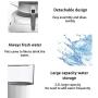 JUNSPOW Pet Water Dispenser 2.5L Large Capacity Automatic Water Dispenser, Medium and Small dag,Cats pet Bottles