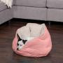 Furhaven Pet Dog Bed - Cooling Gel Memory Foam Faux Fleece and Chenille Soft Woven Traditional Sofa-Style Living Room Couch Pet Bed with Removable Cover for Dogs and Cats