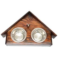 Bull Terrier, a Dogs Bowl with a Relief from ArtDog