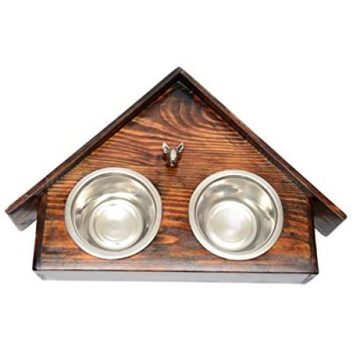 Bull Terrier, a Dogs Bowl with a Relief from ArtDog