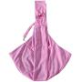 Doublerichad Reversible Pet Dog Cat Sling Carrier Wrap Up to 11 Pounds for Small Dogs Cats Hand Free Outdoor Sling Adjustable Strap Tote Bag Breathable Shoulder Bag