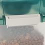 IRIS USA, Inc. Elevated Feeder with Airtight Storage, Medium, Green/Clear FS-M