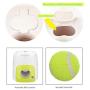 RICKYZHU Automatic Ball Launcher Pet Dog Launcher Tennis Ball Toy Interactive Fetch Chucker Thrower ABS