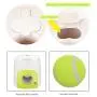 RICKYZHU Automatic Ball Launcher Pet Dog Launcher Tennis Ball Toy Interactive Fetch Chucker Thrower ABS RICKYZHU Automatic Ball Launcher Pet Dog Launcher Tennis Ball Toy Interactive Fetch Chucker Thrower ABS