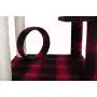 Armarkat Model B5008 50-inch Classic Cat Tree with Veranda, Bench, Mini Perch, and Spacious Lounger in Scotch Plaid, Black/Red, 31''''(l) x 28''''(w) x 50''''(h)