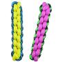 MPP Paracord Rope Dog Toys Tough Fetch Stick Braided Chew Tug Choose Color 10 1/4''