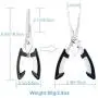 Meiliss Stainless Steel Fishing Pliers Fishing Line De-Hooking Device Wire Cutters Multi-Function Knitting Knife and Unhooking Tool