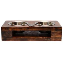 Briard, a Dogs Bowl with a Relief from ArtDog