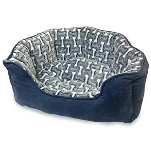 Ethical Pets Sleep Zone Scallop Shape Pet Bed - Pet Bed for Cats and Small Dogs - Attractive, Durable, Comfortable, Washable by SPOT Ethical Pets Sleep Zone Scallop Shape Pet Bed - Pet Bed for Cats and Small Dogs - Attractive, Durable, Comfortable, Washable by SPOT