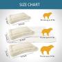 WINDRACING Faux Fur Dog Bed Crate Mat Soft Plush Calming Pet Mattress for Large Medium Dog Warming Cozy Anti Anxiety Non-Slip Machine Washable Dog Cushion for Kennel Pad