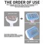 Folomie Professional Self Cleaning Slicker Brush for Dogs and Cats– Cleaning Grooming Comb for Long or Short Haired Dogs