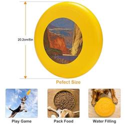 Pet Frisbee Flying Disc Dog Toy - Multifunction Deep in The Canyon Cody Delong