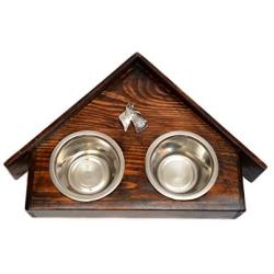 Scottish Terrier, a Dogs Bowl with a Relief from ArtDog